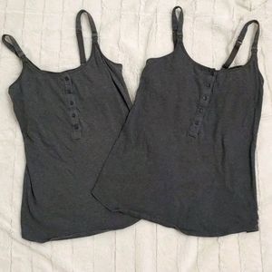 Gilligan Omalley Breast Feeding Nursing Tanks Sz M